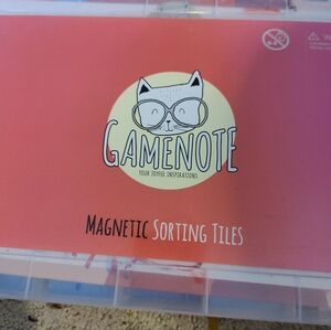 Gamenote Magnetic Sorting Tiles Abc Set